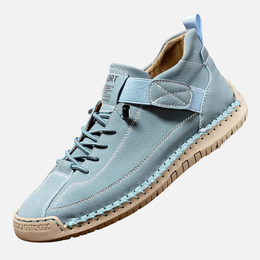 Women's Leather Ankle Walking Shoes