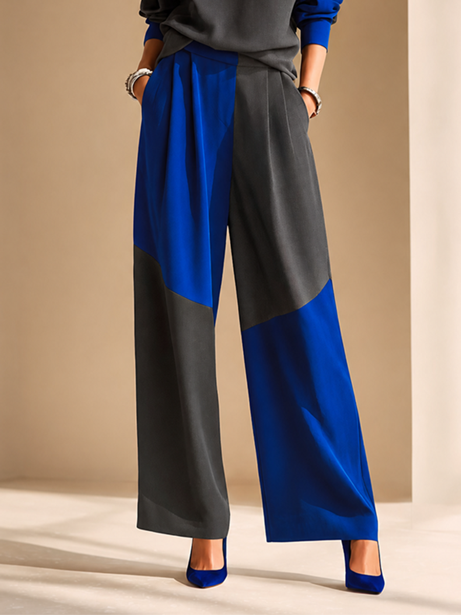 Women's Long Sleeve Colorblock Boat Set – ModClo