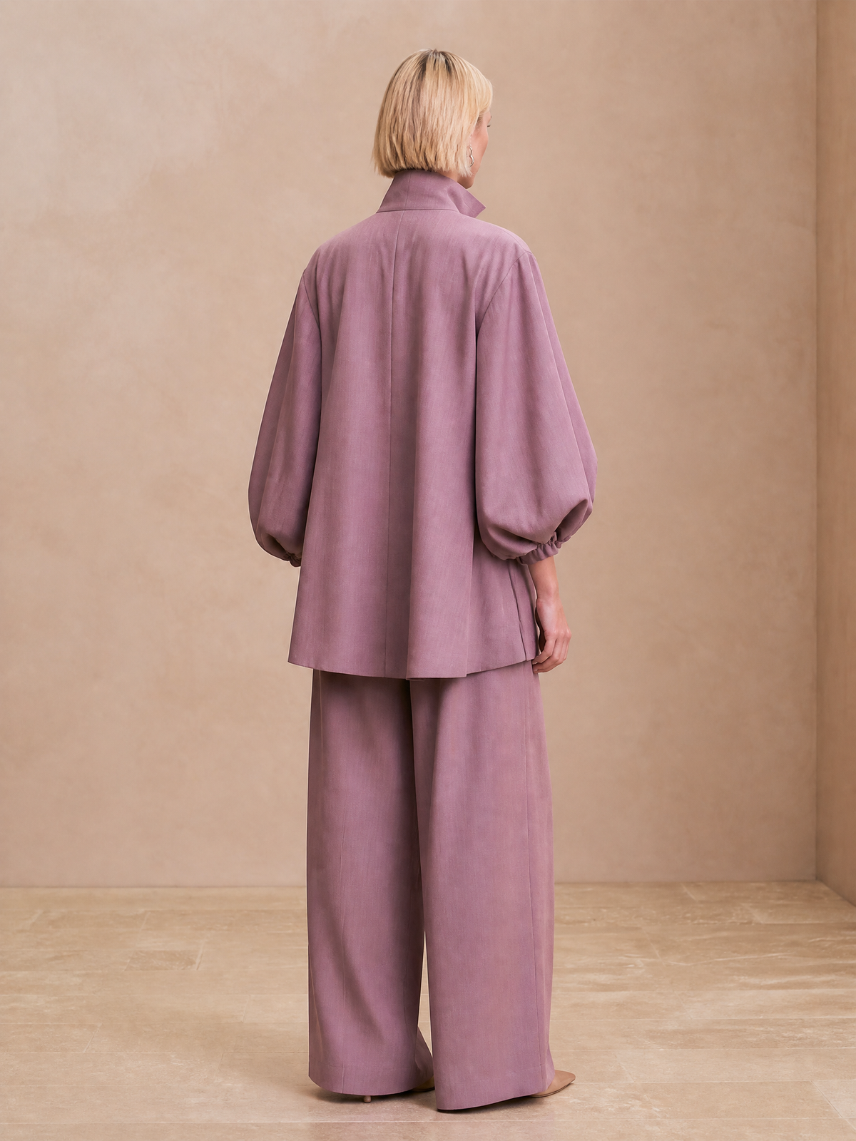 Women's Linen Puff Sleeve Jacket – ModClo