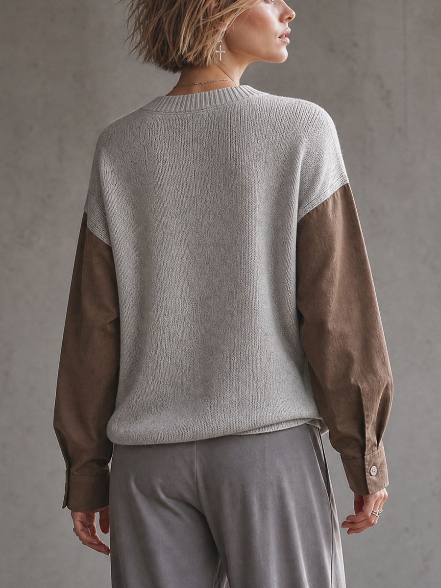 Women's Grey Long Sleeve Cardigan – ModClo