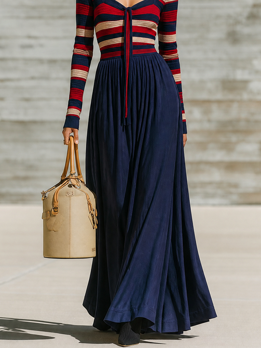 Women's Knit Sweetheart Maxi Dress – ModClo