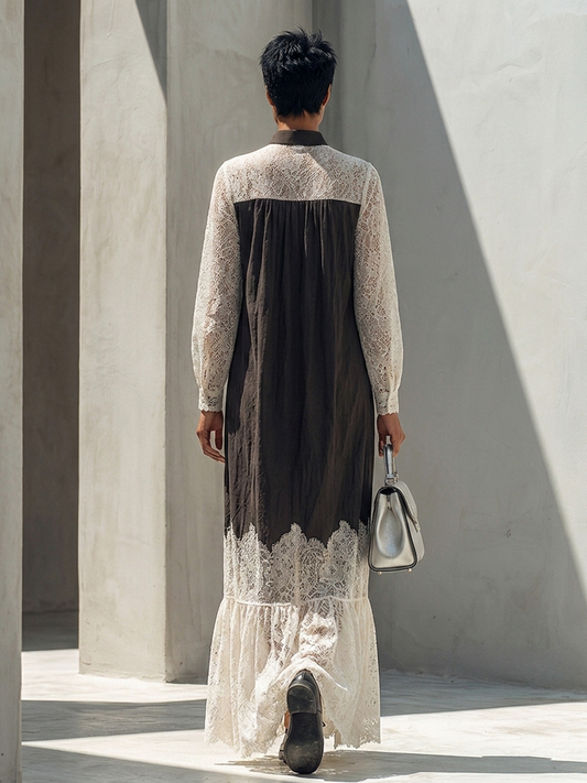 Women's Cotton Long Sleeve Maxi Dress – ModClo
