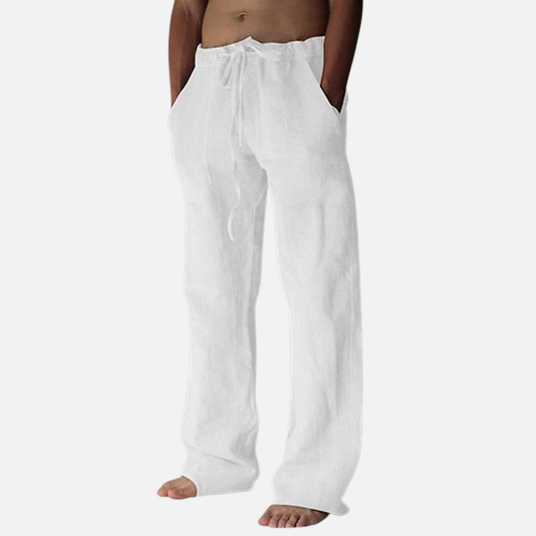 Men's Relaxed Fit Linen Pants