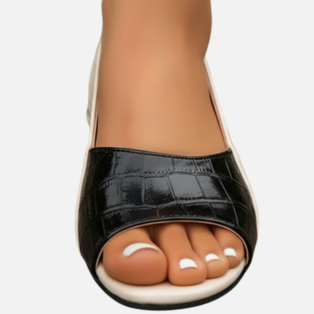 Women's Open Toe Cushioned Slingback Sandals