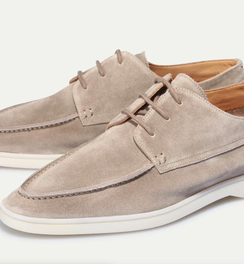 Men's Suede Loafers With Laces – ModClo, view 8