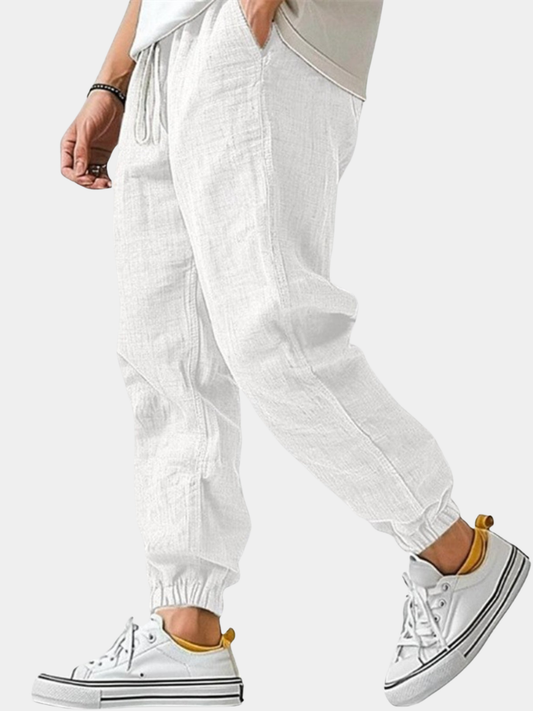 Men's Linen Jogger Pants