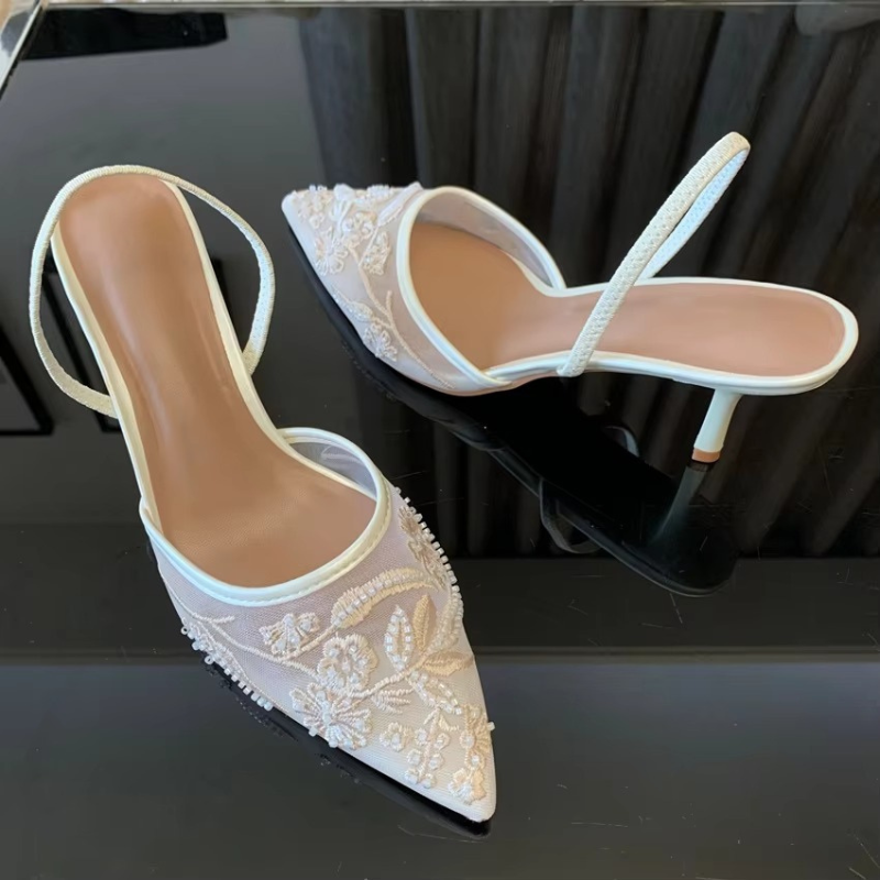 Women's Kitten Heel Slingbacks