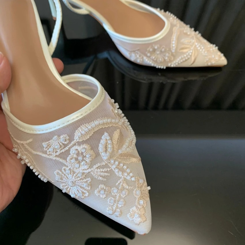 Women's Kitten Heel Slingbacks