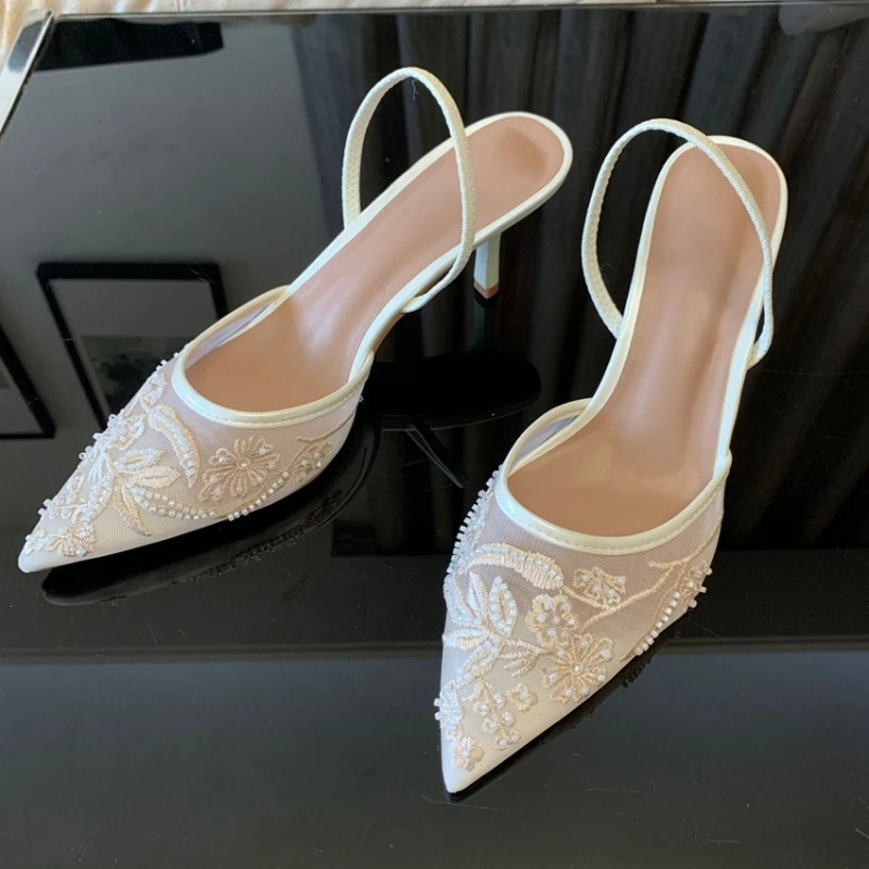 Women's Kitten Heel Slingbacks