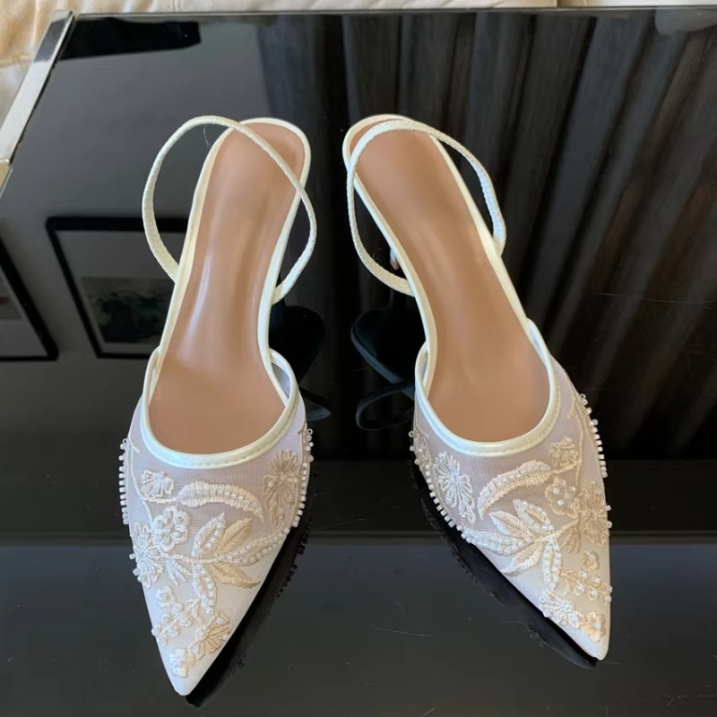 Women's Kitten Heel Slingbacks