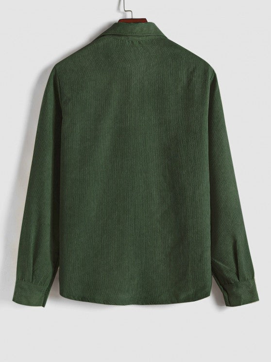 Men's Long Sleeve Button-Up Shirt