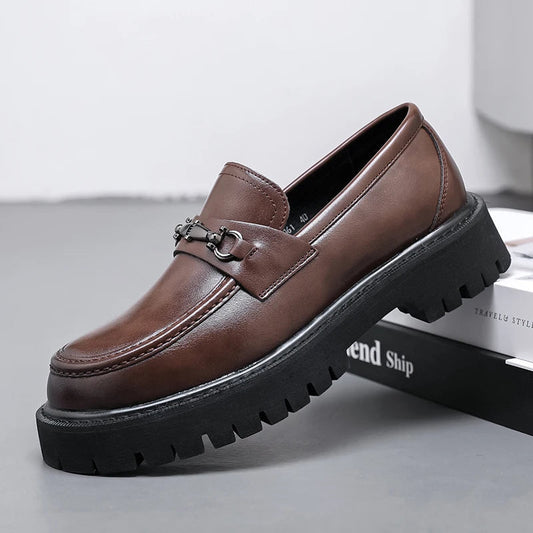 Men's Chunky Platform Loafers Casual and Dress