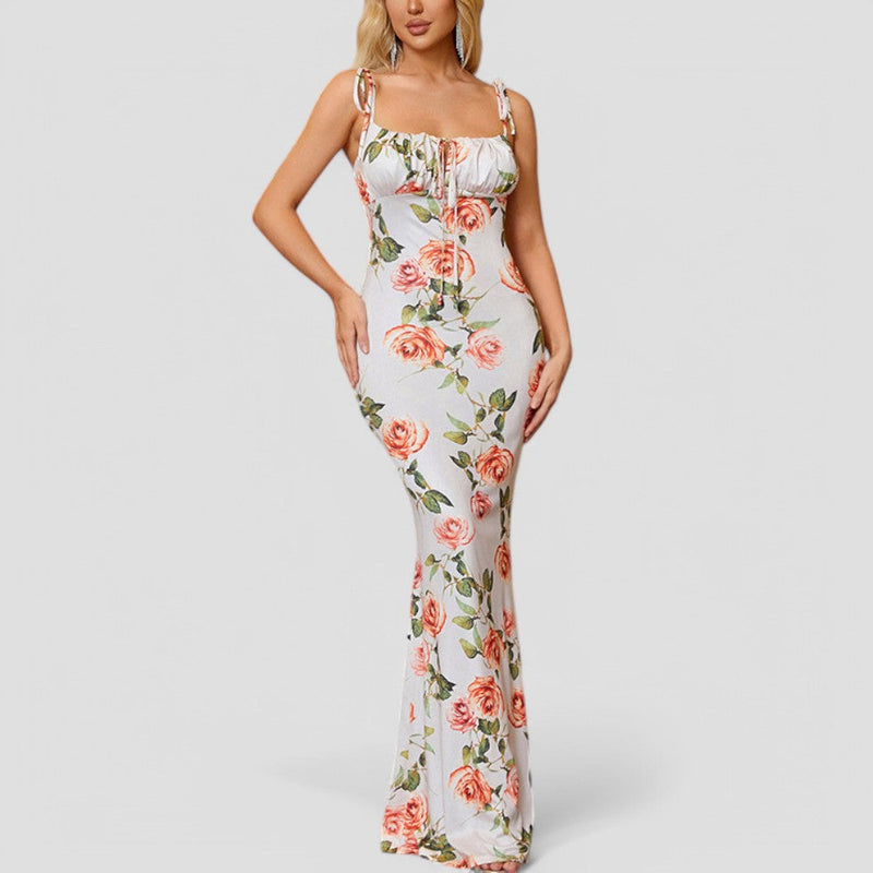 Sleeveless Maxi Dress Elegant Bodycon Summer Wear