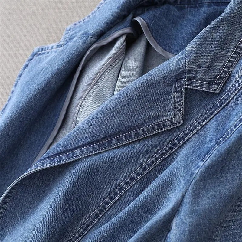 Ember Contemporary Denim Blazer