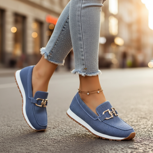 Women's Perforated Slip-On Loafers