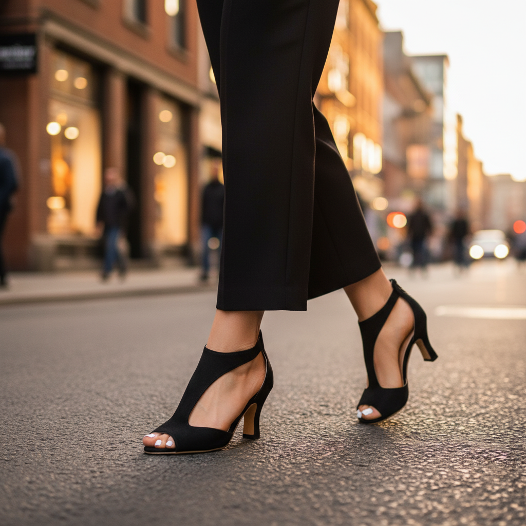 Women's Mid Heel T-Bar Heels