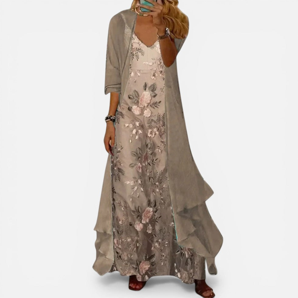 Flowing Floral Maxi Dress