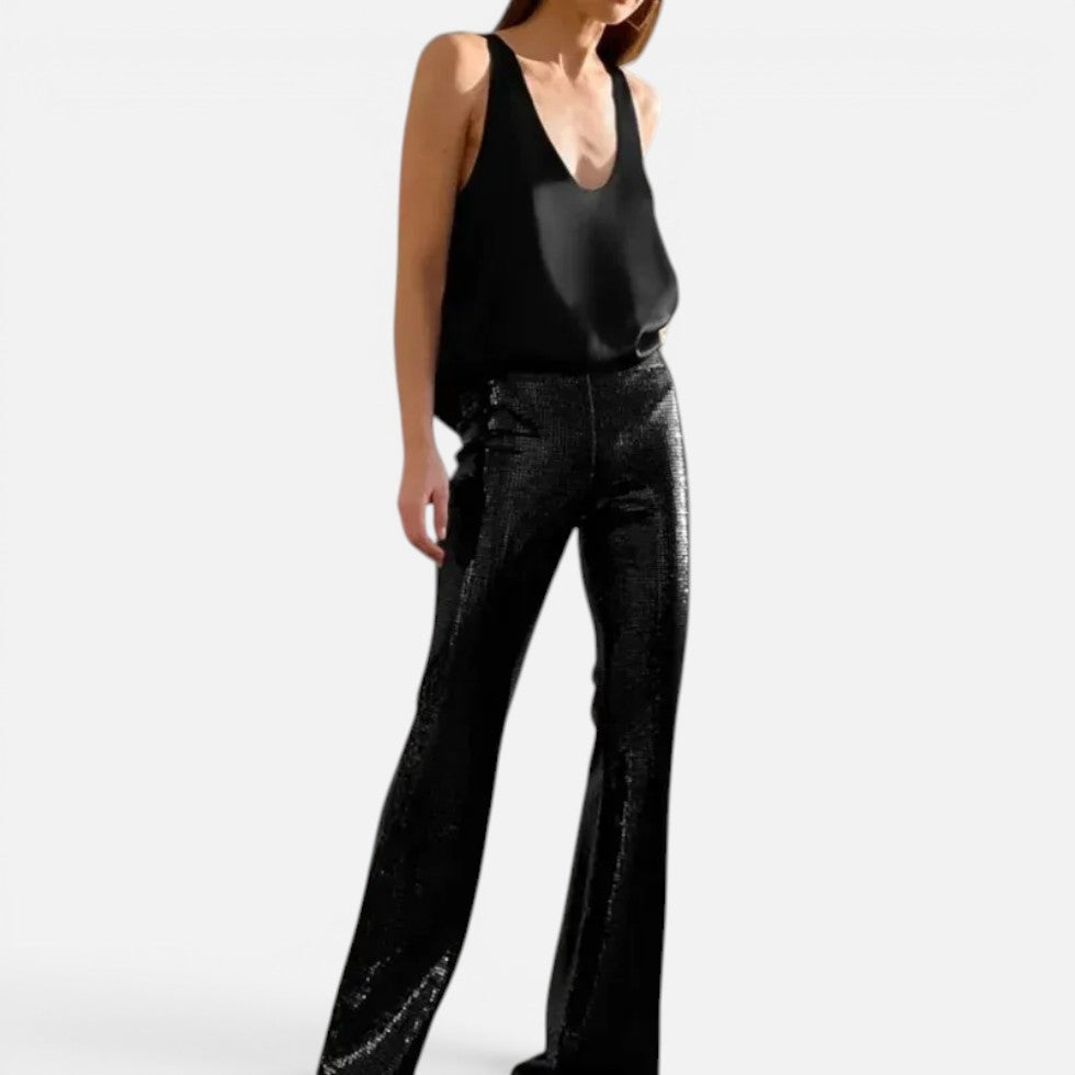 Sleeveless Deep V-Neck Loose Fit Top – ModClo, view 7