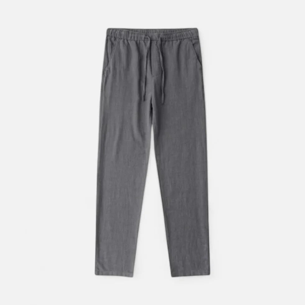 Relaxed Fit Linen Trousers