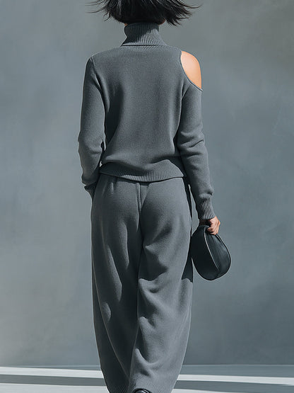 Women's Knit One Shoulder Set – ModClo
