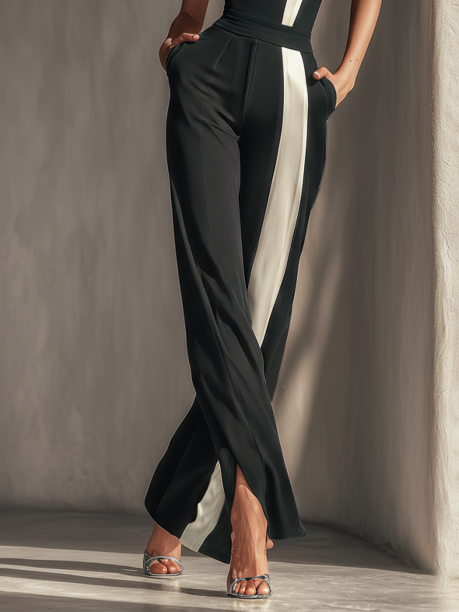 Women's Black Strapless Jumpsuit – ModClo