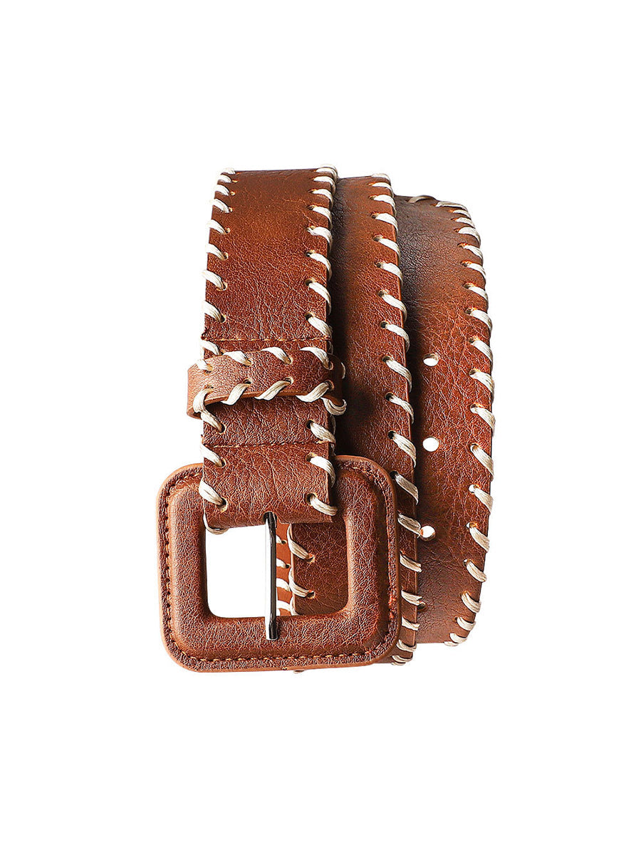 Women's Brown Leather Belt – ModClo