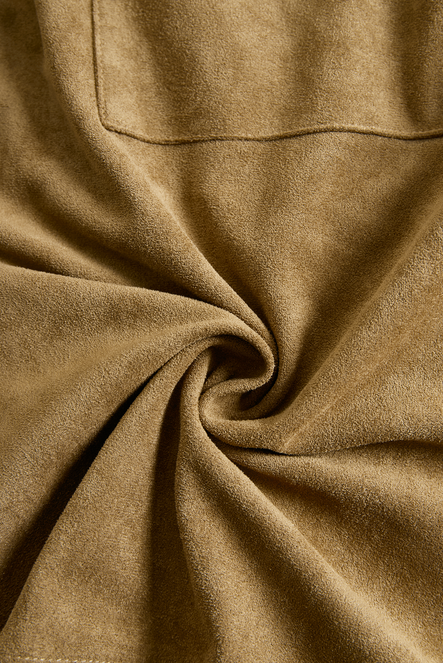 Women's Suede Long Sleeve Lapel Midi Dress – ModClo