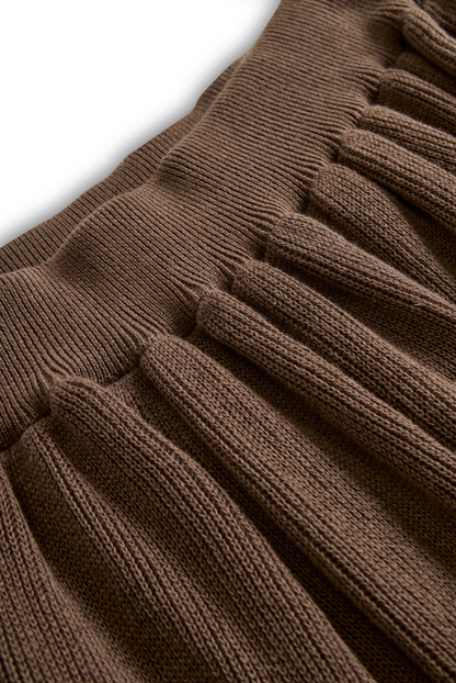 Women's Knit Round Neck Skirt Set – ModClo