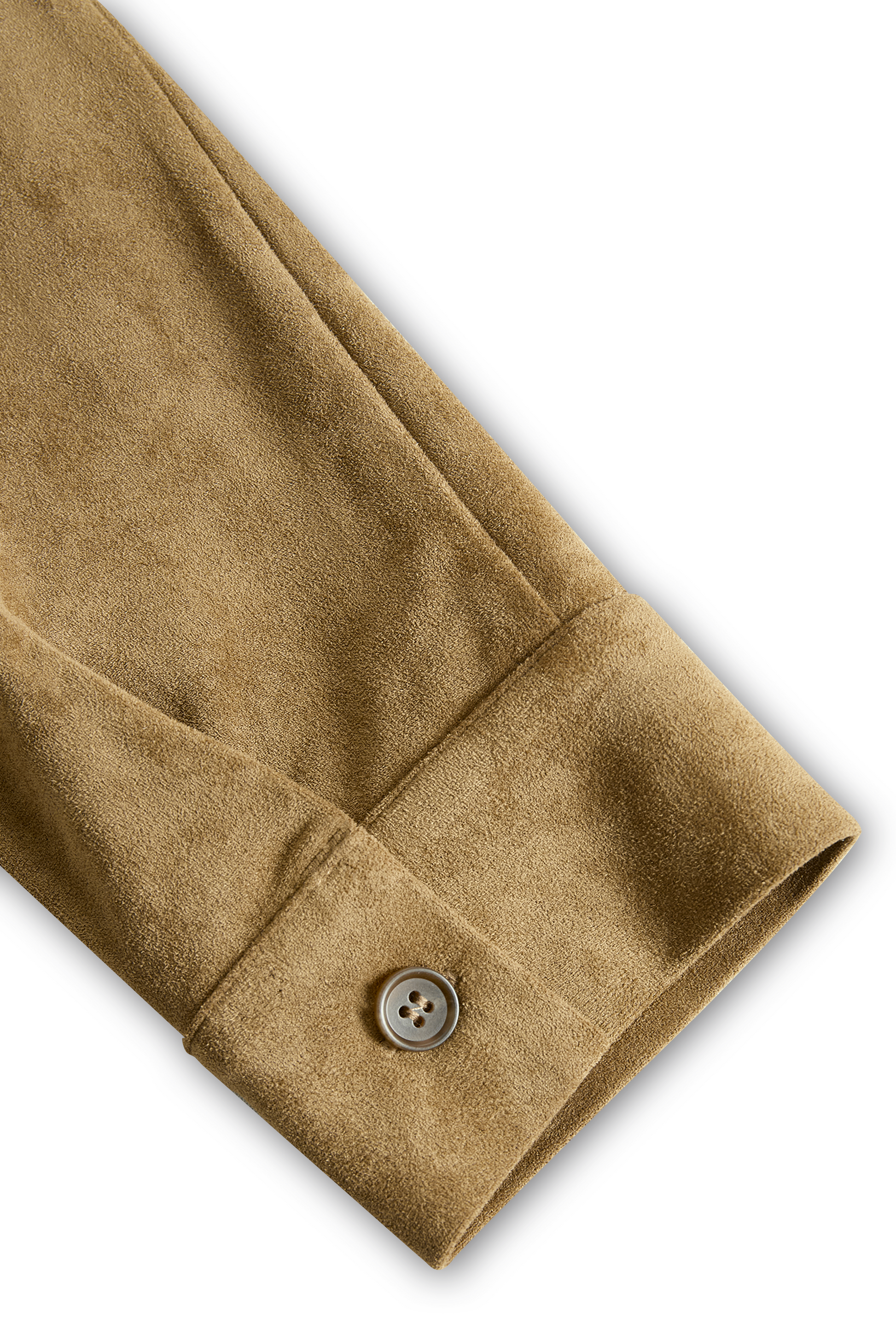 Women's Suede Long Sleeve Lapel Midi Dress – ModClo