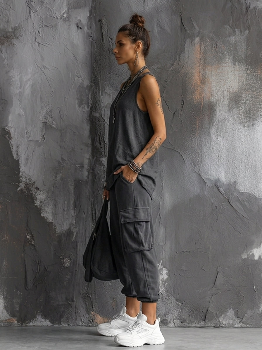 Women's Cotton Utility Cargo Trousers – ModClo