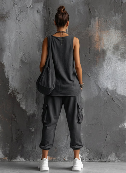Women's Cotton Utility Cargo Trousers – ModClo