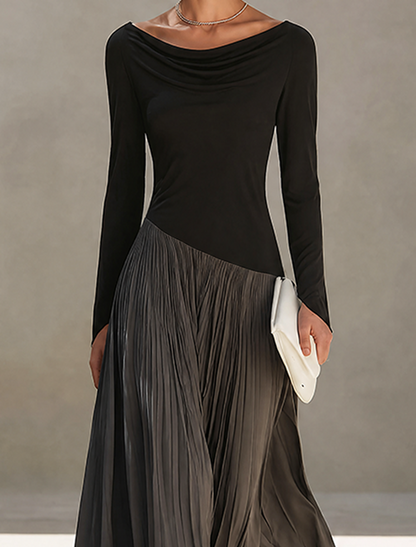 Women's Two Tone Color Maxi Dress – ModClo