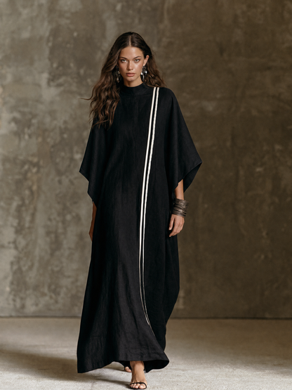 Women's Batwing Mock Neck Maxi Dress – ModClo