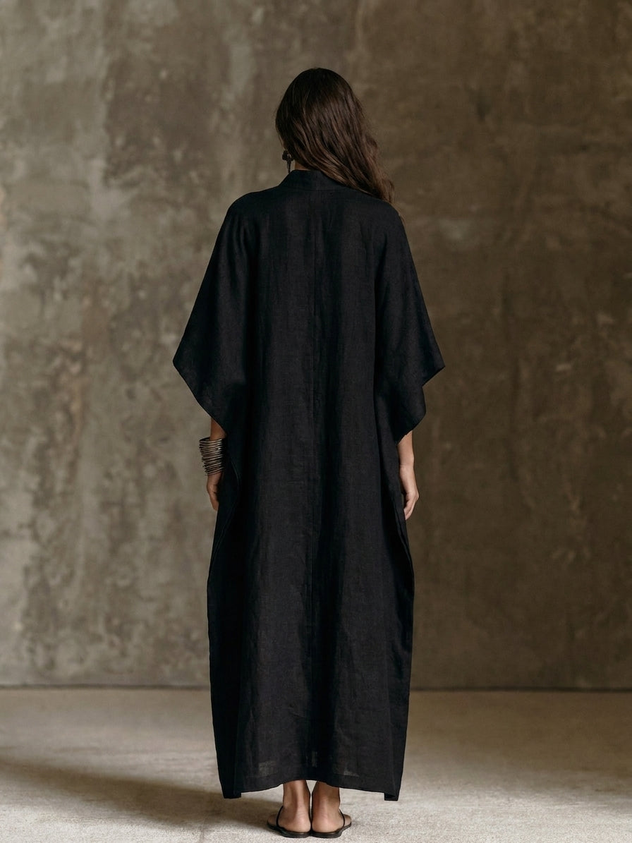 Women's Batwing Mock Neck Maxi Dress – ModClo