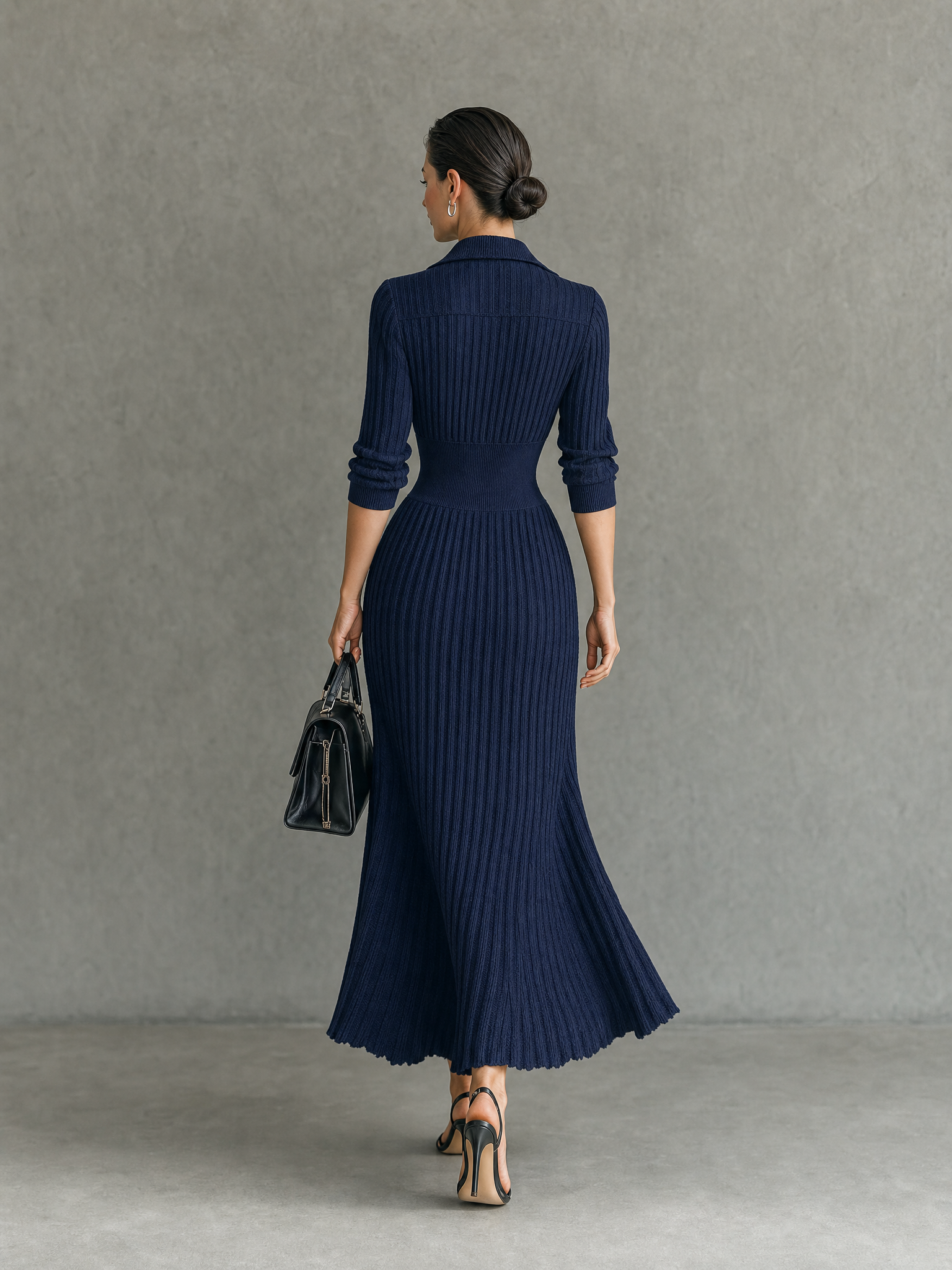 Women's Knit Pleated Dress – ModClo