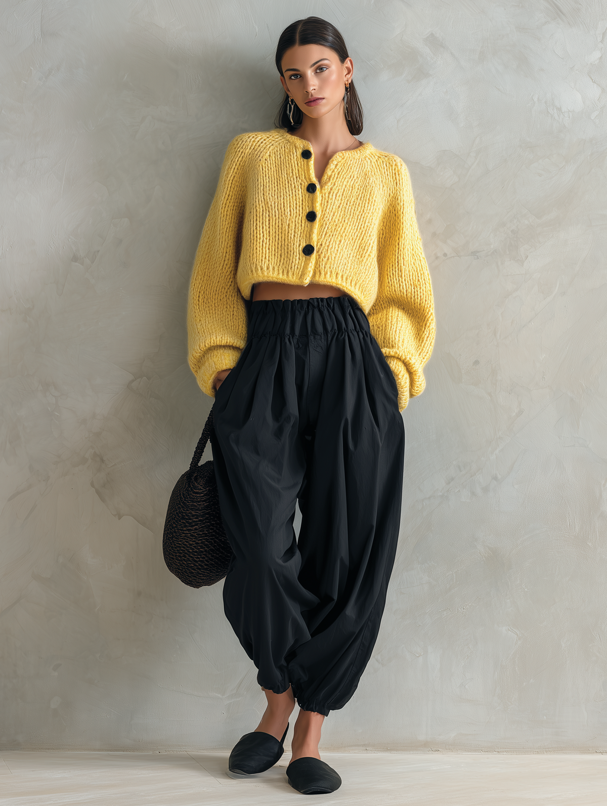 Women's Black Knit Set – ModClo