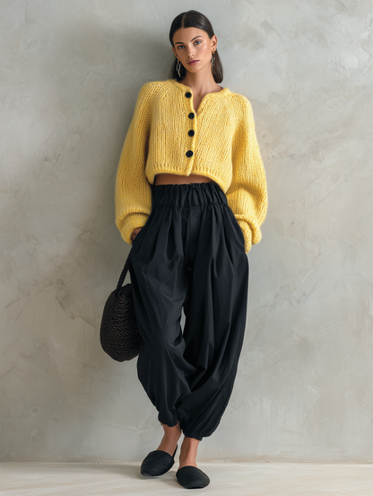 Women's Black Knit Set – ModClo
