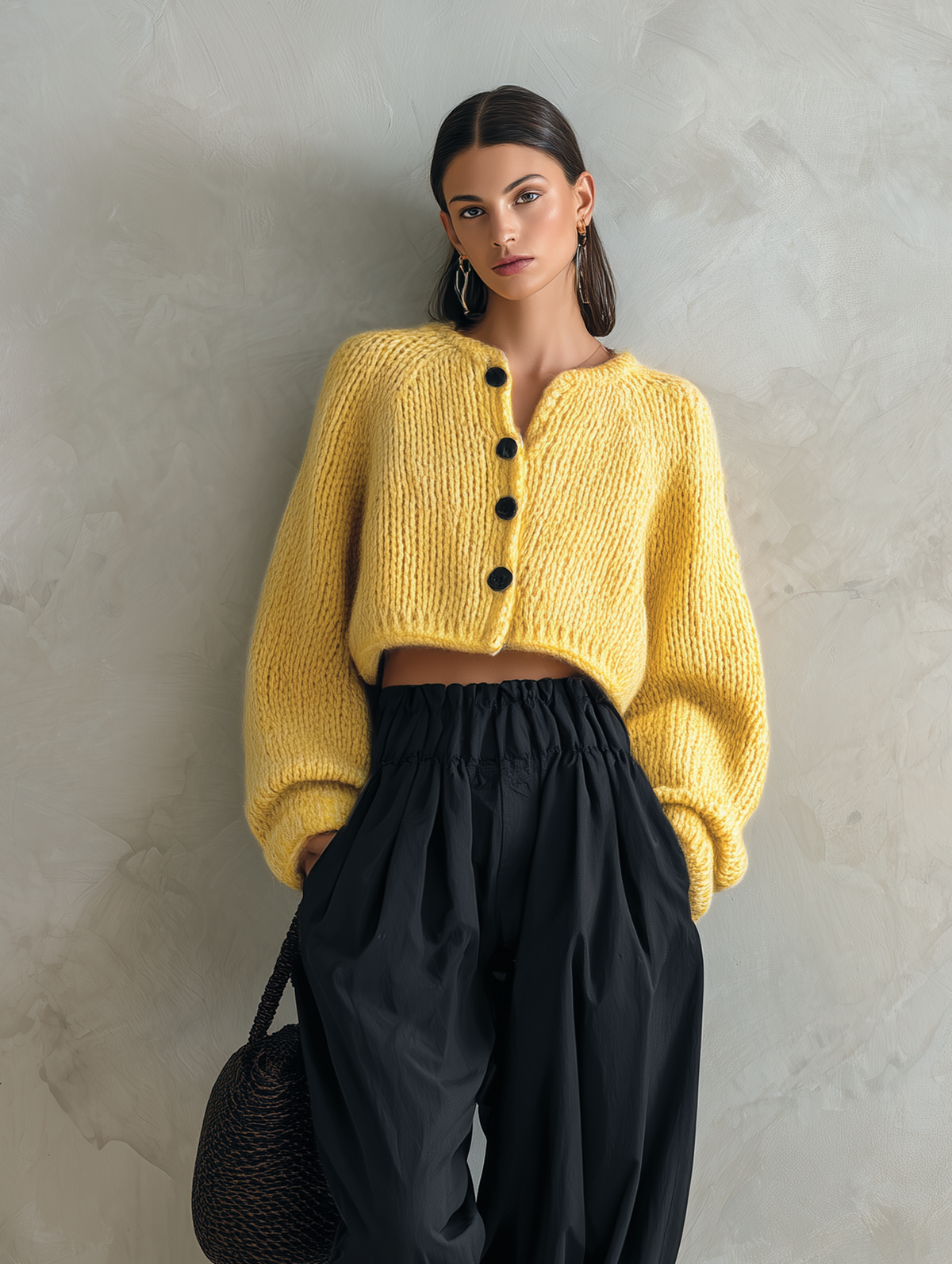 Women's Black Knit Set – ModClo