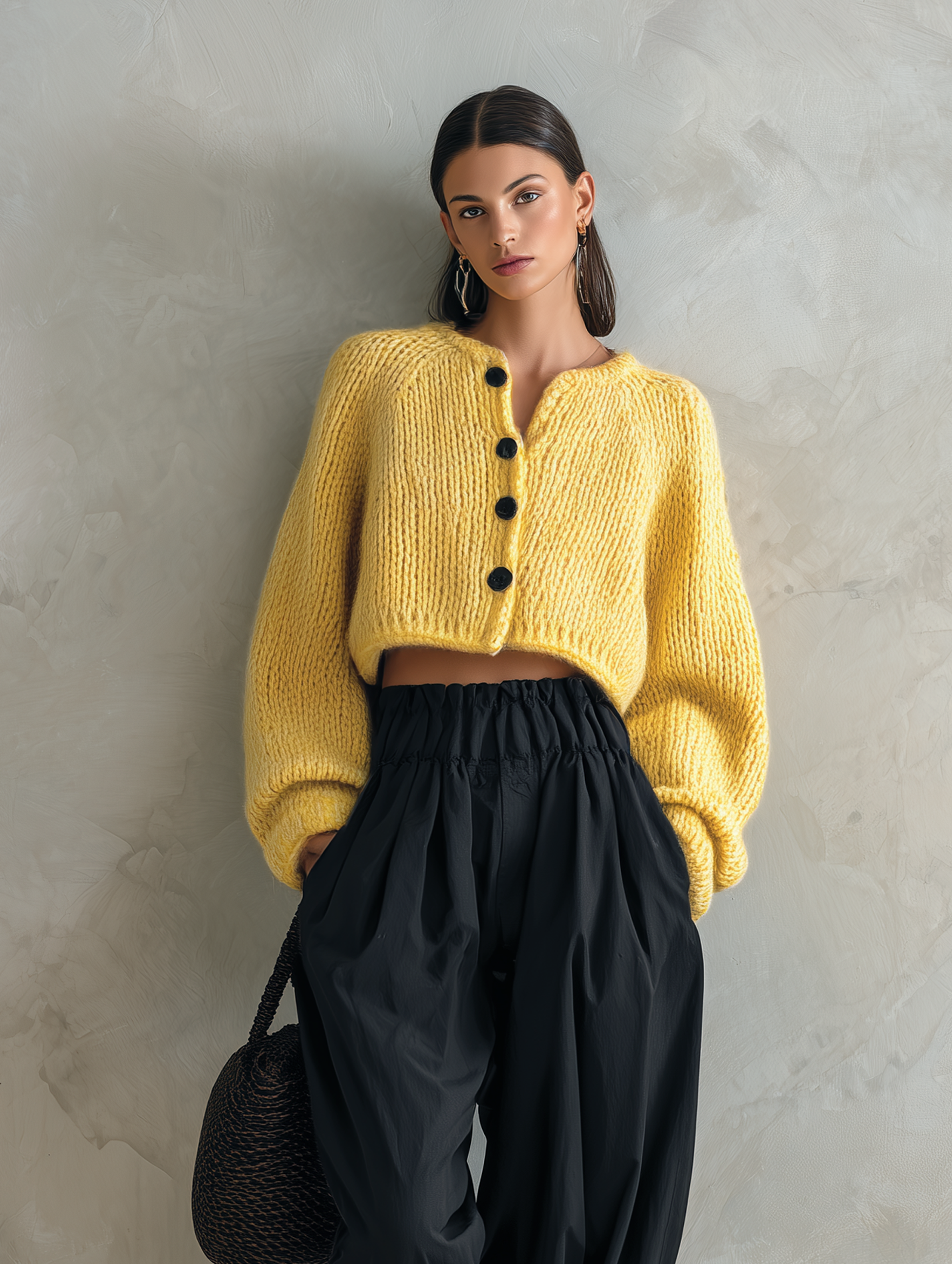 Women's Black Knit Set – ModClo