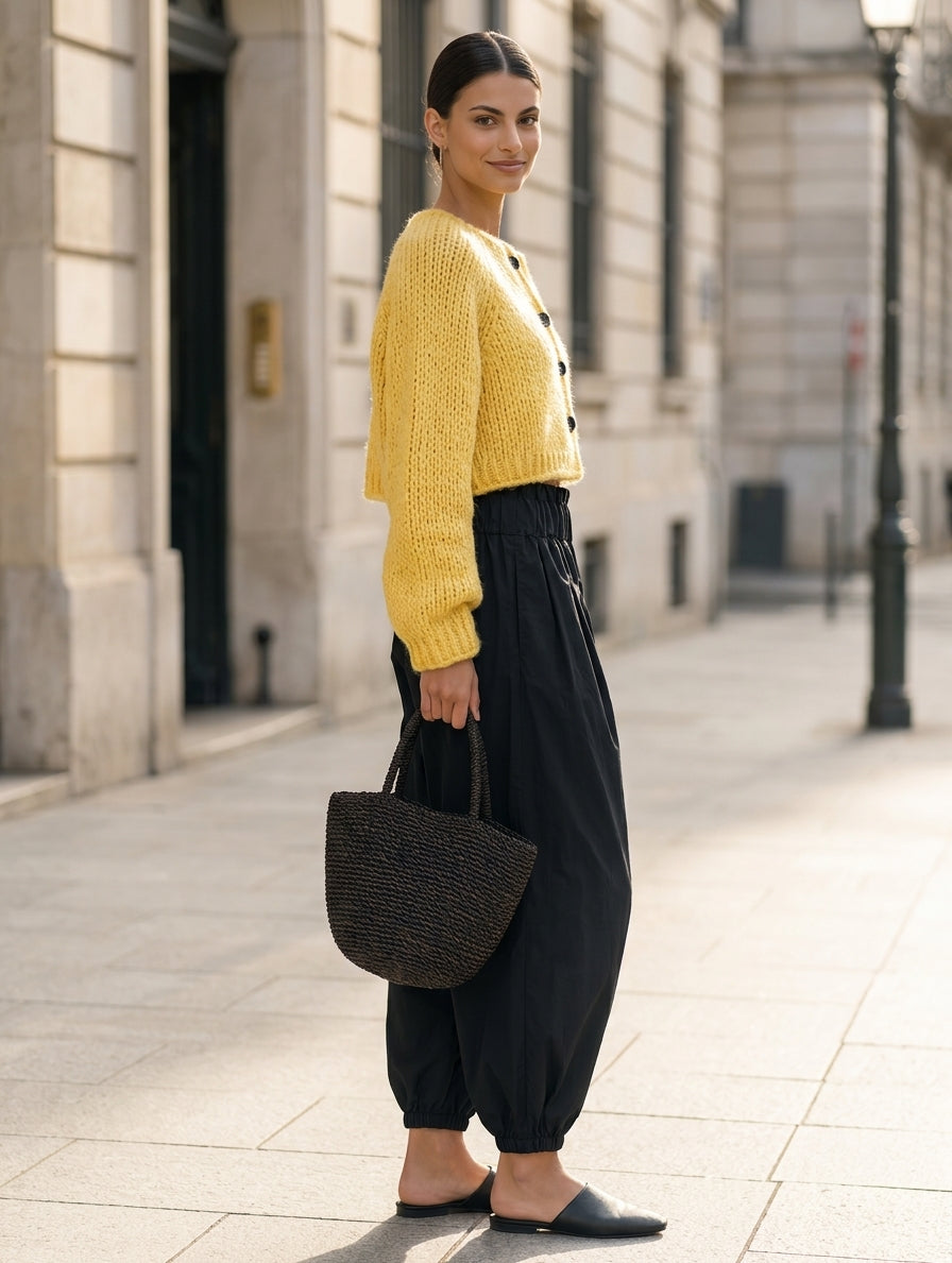 Women's Black Knit Set – ModClo