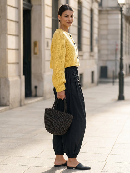 Women's Black Knit Set – ModClo