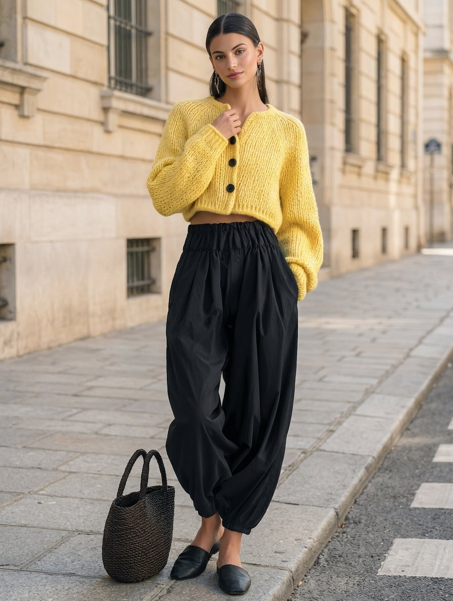 Women's Black Knit Set – ModClo
