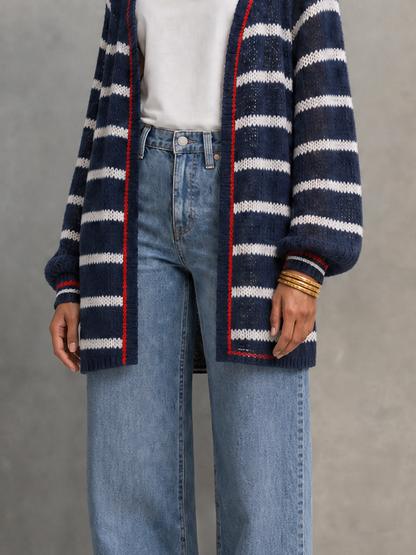 Women's Striped Vintage Cardigan – ModClo