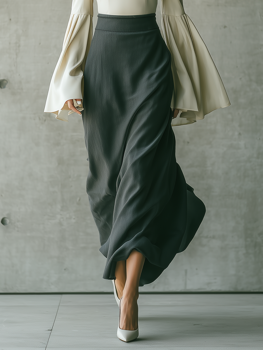 Women's Square Neck Square Neck Skirt Set – ModClo