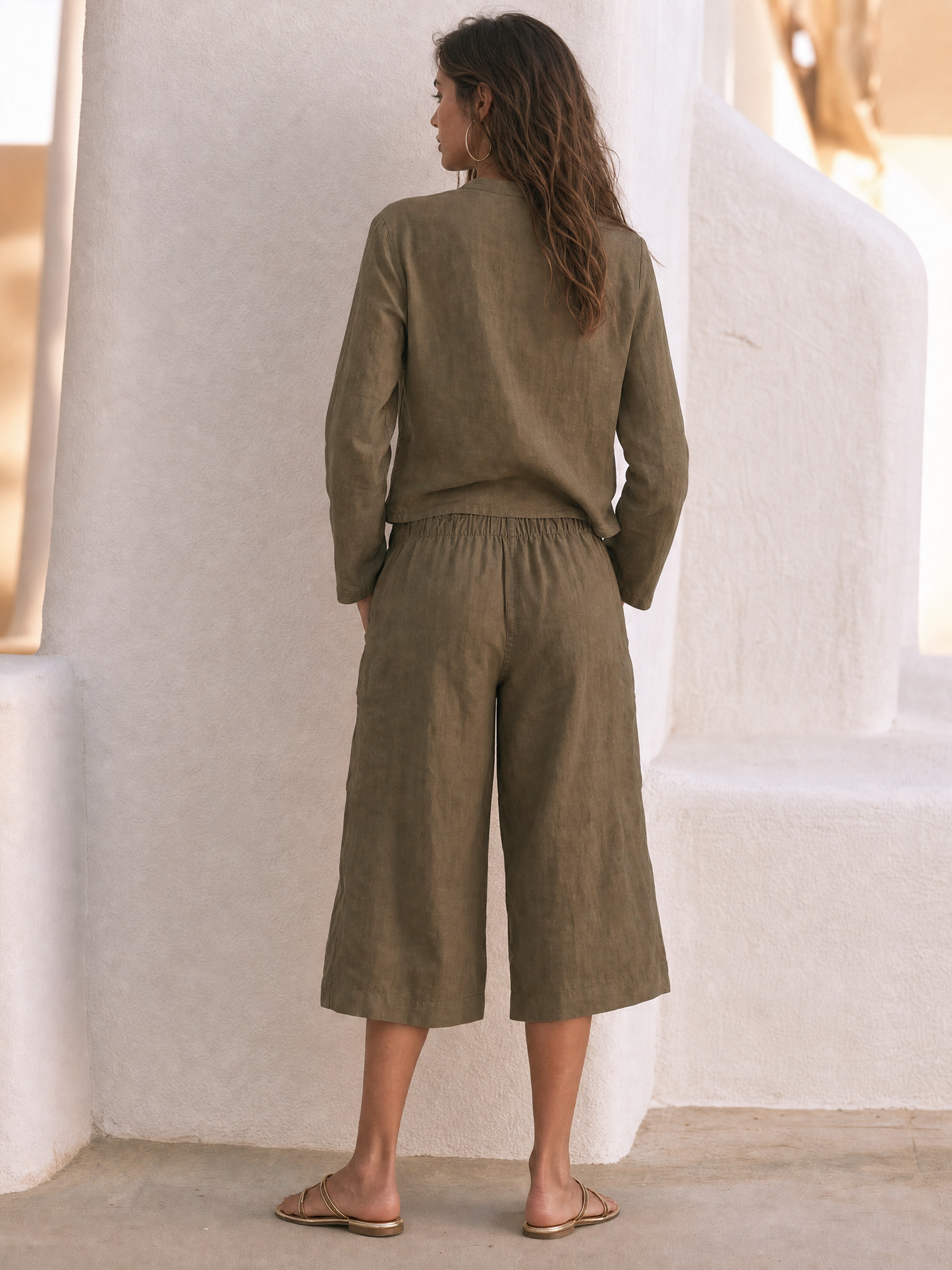 Women's Drawstring Vintage Utility Trouser Set – ModClo