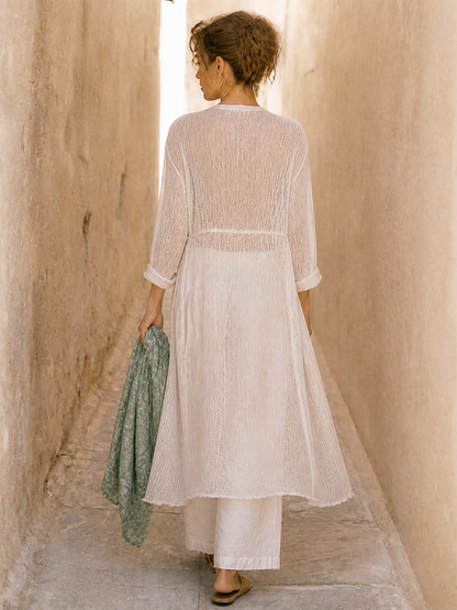 Women's Knit Open Sheer Cardigan – ModClo