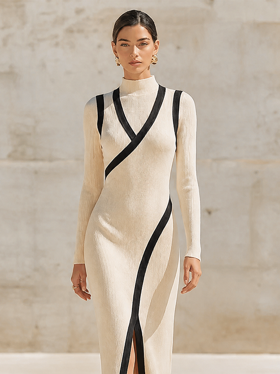 Women's Knit Slit Dress – ModClo