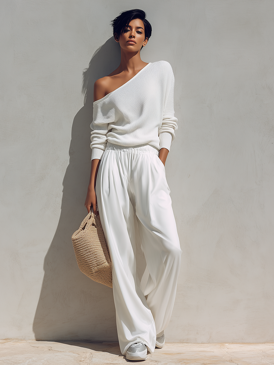 Women's Knit Asymmetric Set – ModClo