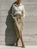 White And Khaki