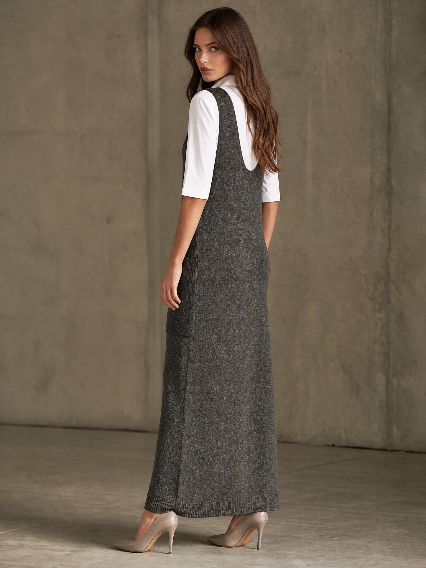 Women's Knit Sleeveless Maxi Dress – ModClo